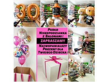 BALONY Z HELEM SKLEP DOSTAWA CHORZÓW +20 KM