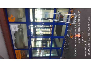 demontaz naklejek folkos 7