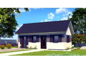 Domek drewniany całoroczny letniskowy 4,8m/7,2m 15/20