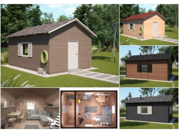 Domek Letniskowy Drewniany Całoroczny 4m/6m 15mm