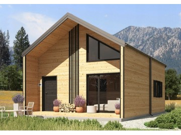 Drewniany Domek 5×8 m Całoroczny – Wytrzymała Konstrukcja