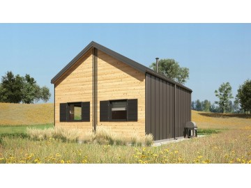 drewniany domek 5×8 m caloroczny – wytrzymala konstrukcja 2