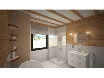 drewniany domek 5×8 m caloroczny – wytrzymala konstrukcja 5