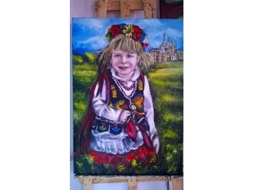 dziewczynka w stroju krakowskim 2