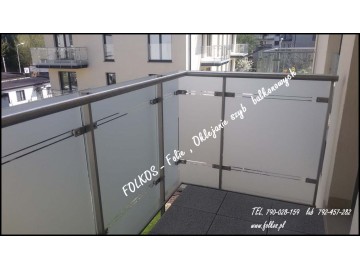 folia matowa na balkon 2