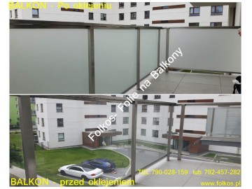 folia matowa na balkon warszawa 2