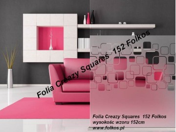 folia wzor creazy squares 2