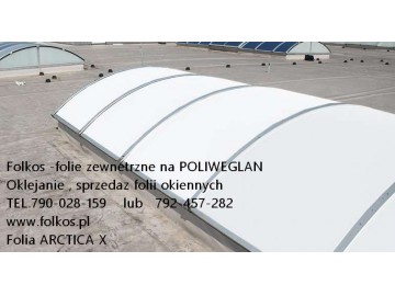 folia zewetrzna przeciwsloneczna na poliweglan folkos 1