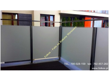 folkos folie matowe na balkon 4