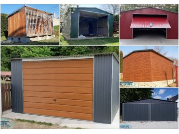 GARAŻE BLASZANE ,BRAMY GARAŻOWE KOJCE DLA PSÓW