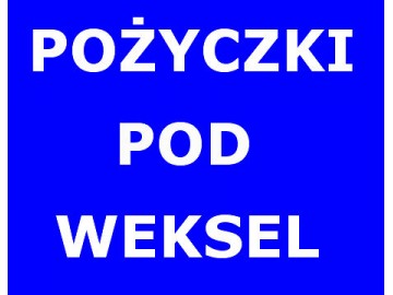 gotowka pod weksel 1