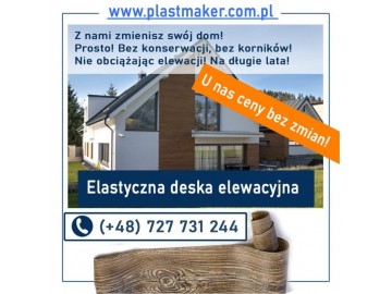 Imitacja deski na elewację, w lipcu - 10 % rabatu