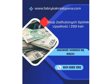 Skup zadłużonych spółek - bezpiecznie i legalnie