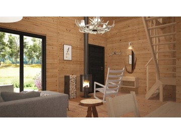 nowy pietrowy domek do samodzielnego montazu 20m2 4m5m 4