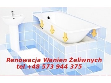 Odnawianie-Renowacja Wanien Żeliwnych 573 944 375