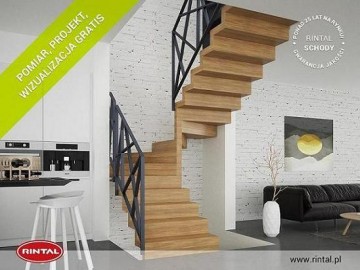 Pomiar, projekt i wizualizacja schodów gratis!