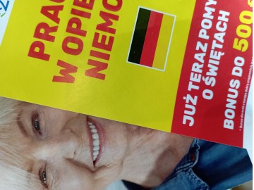 Praca w opiece w Niemczech z dodatkiem do 500 Euro