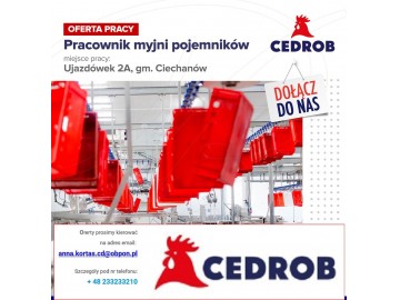 pracownik myjni pojemnikow w ujazdowku 11