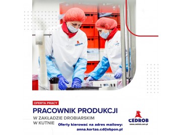 Pracownik Produkcji - Kutno 
