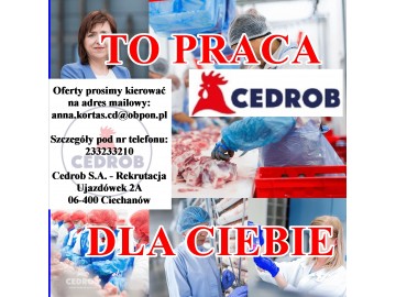 Pracownik Produkcji (rozbiór drobiu) Kutno K/M