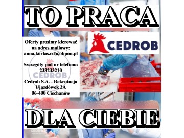 Pracownik Produkcji (rozbiór drobiu) Kutno K/M 
