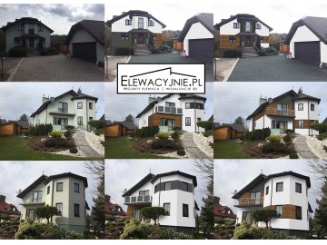 Projekt Elewacji na zdjęciach / Wizualizacje 3D