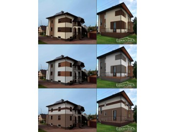 Projekt elewacji, wizualizacje 2D/3D, projekt elewacja domu