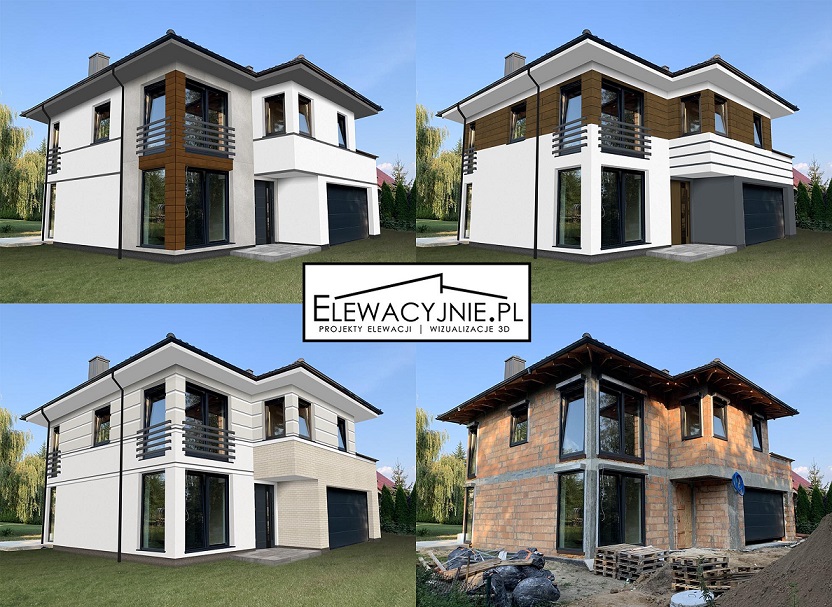 Projekt Elewacji Wizualizacje 2d3d Projekt Elewacja Domu Opole Tesupl 7136