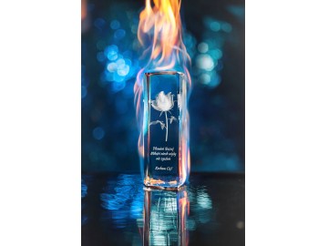 roza 3d kwiat milosci z twoja dedykacja prezent dla niej 5