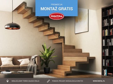 SCHODY RINTAL – W LISTOPADZIE MONTAŻ GRATIS!