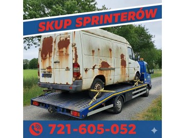 Skup Mercedes Sprinter 212 312 2.9 2.3 Kupię Sprintery