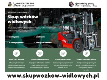 Skup wózków widłowych w każdym stanie/ Śląsk i Małopolska