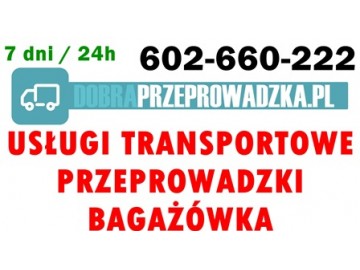 Tanie Przeprowadzki-Usługi Transportowe, Bagażówka