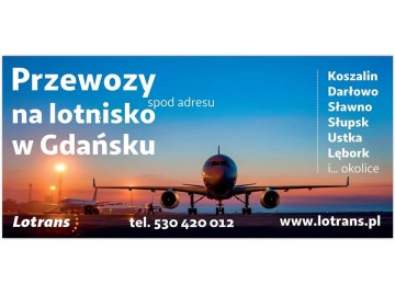 Tanie przewozy na lotnisko z firmą LOTRANS