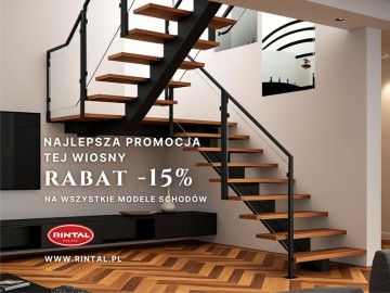 Kwietniowa promocja na schody na wymiar: -15% na Twój nowy proj