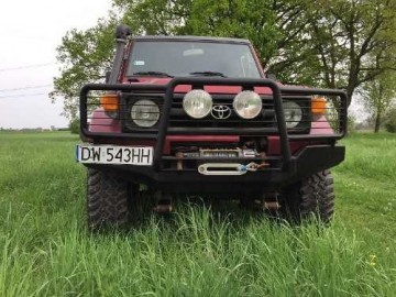toyota land cruiser hzj73 1999r poj42 godne uwagi 2