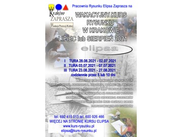 Wakacyjny kurs rysunku Elipsa 2021
