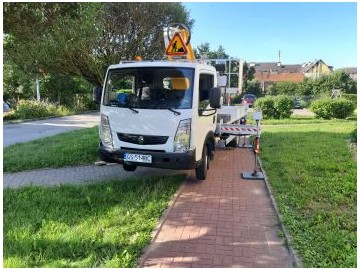 Wynajem podnośnika 20 m.