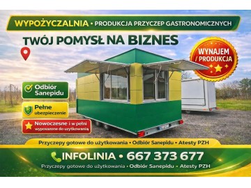 Wypożyczalnia - produkcja przyczep gastronomicznych