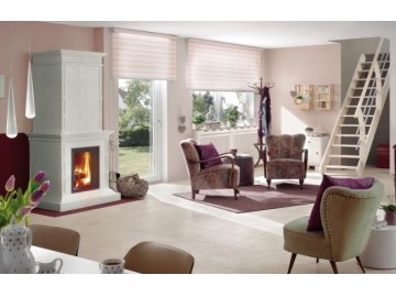 zdrowy piec kaflowy z widokiem ognia 2