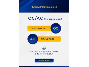 Znajdź najtańszą polisę OC AC